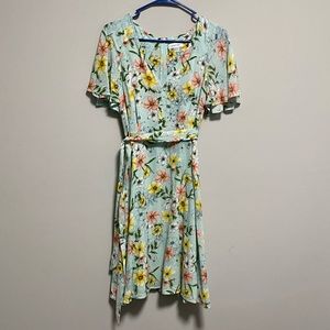 Calvin Klein Floral Dress